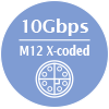 10Gbps M12 X-coded