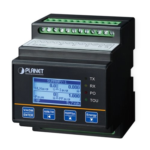 Интеллектуальный измеритель мощности (1 канал, Modbus, DIN-rail)