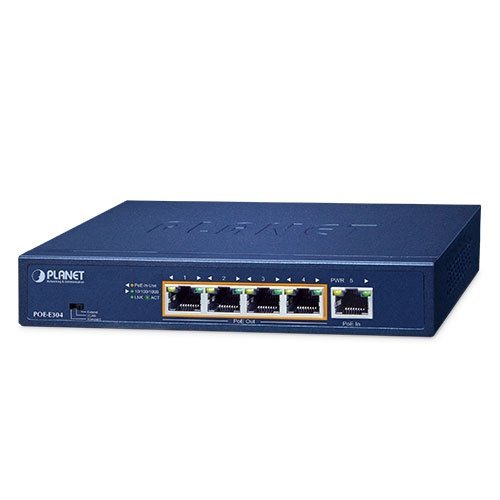 Удлинитель PoE (1 порт 802.3bt PoE++, 4 порта 802.3af/at)